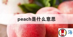 peach是什么意思(你在想peach是什么意思)